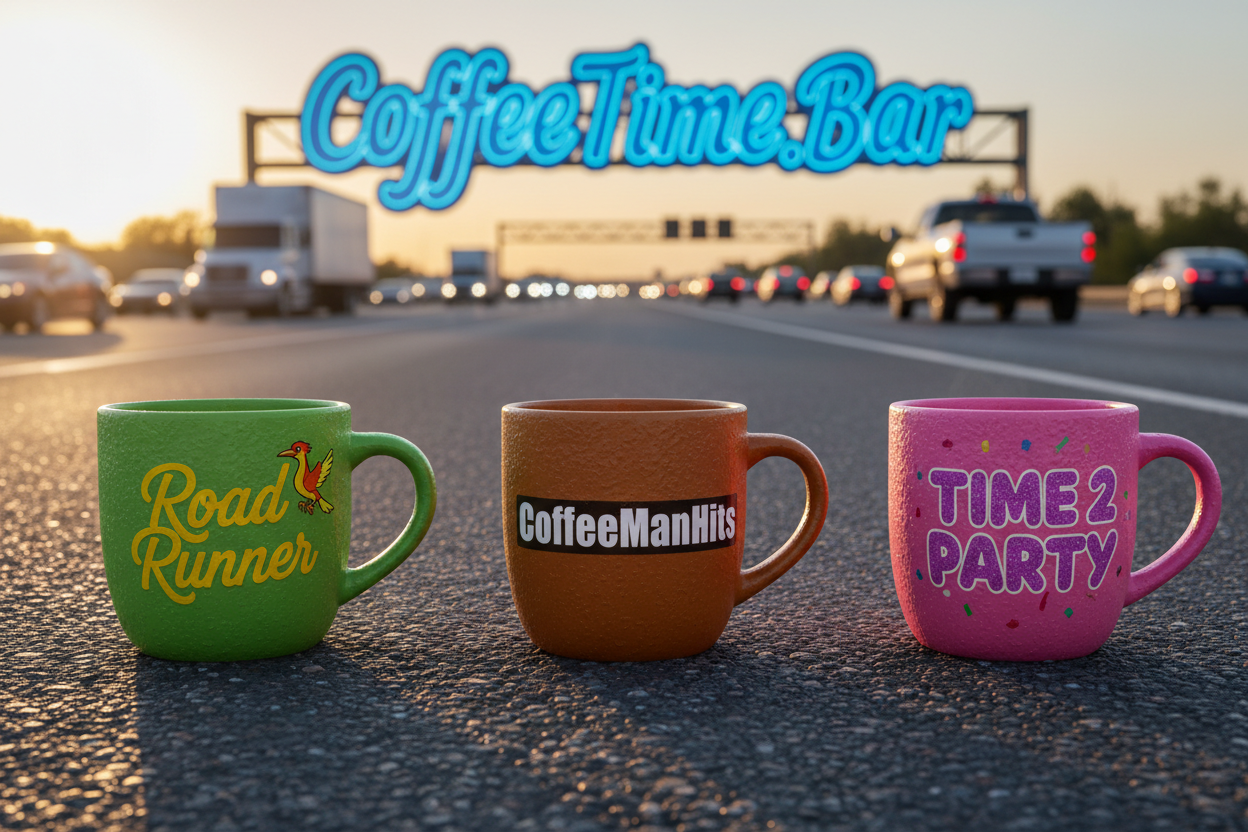 Traffic 4 U 11oz Ceramic Mug with Color Inside