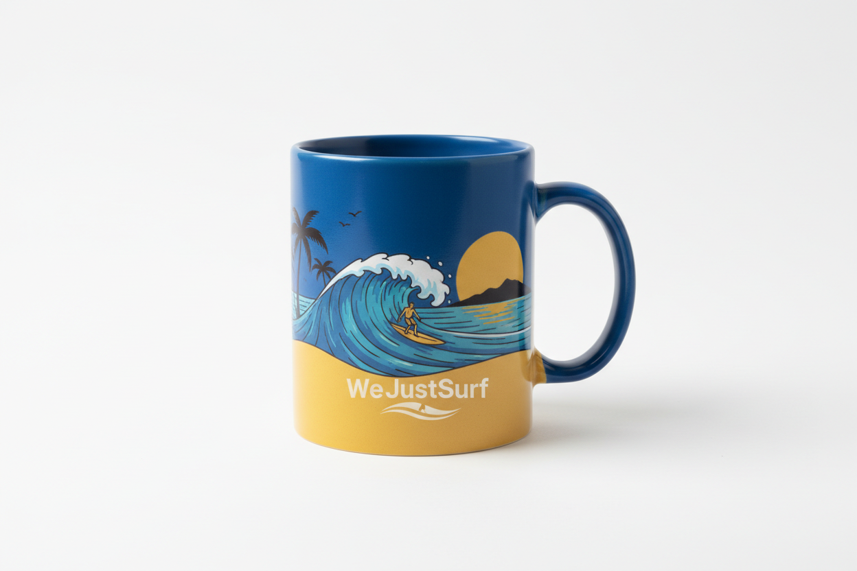 We Just Surf 11oz Ceramic Mug